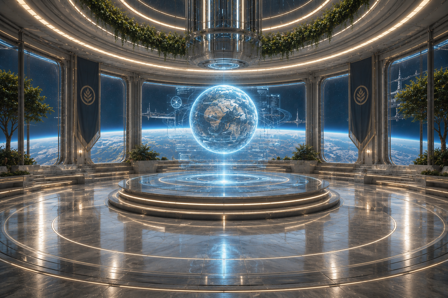 Orbital Station Hologram Chamber